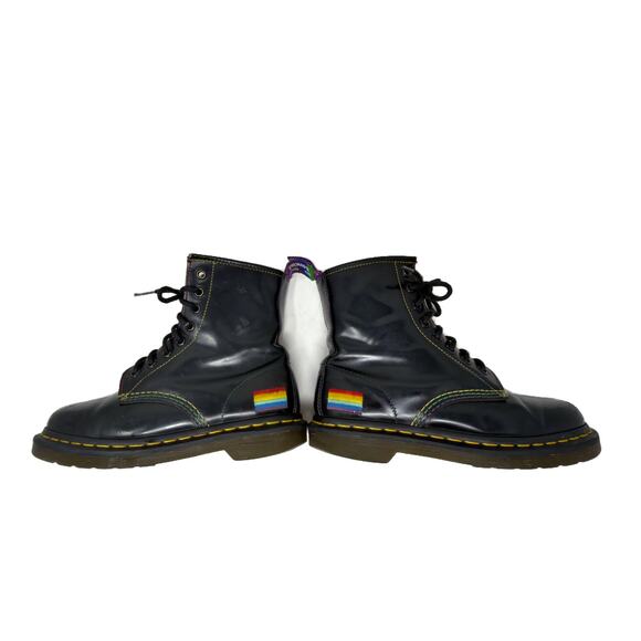 Dr. Martens 1460 FOR PRIDE 8 Eye Lace-Up Leather Boots Womens 6 / Mens 5 Unisex - Picture 6 of 16